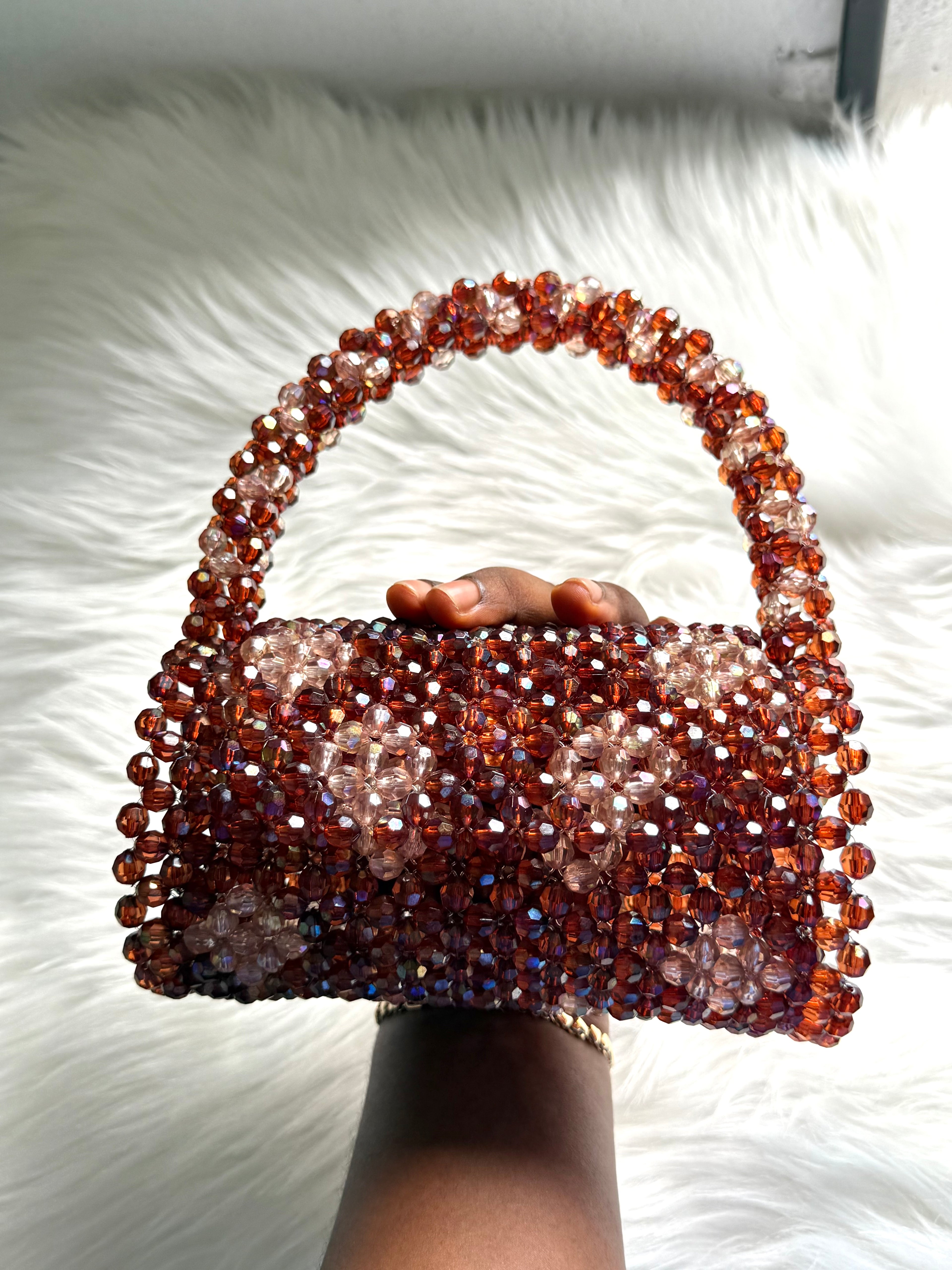 Bella Bag — Amber & Champagne mix