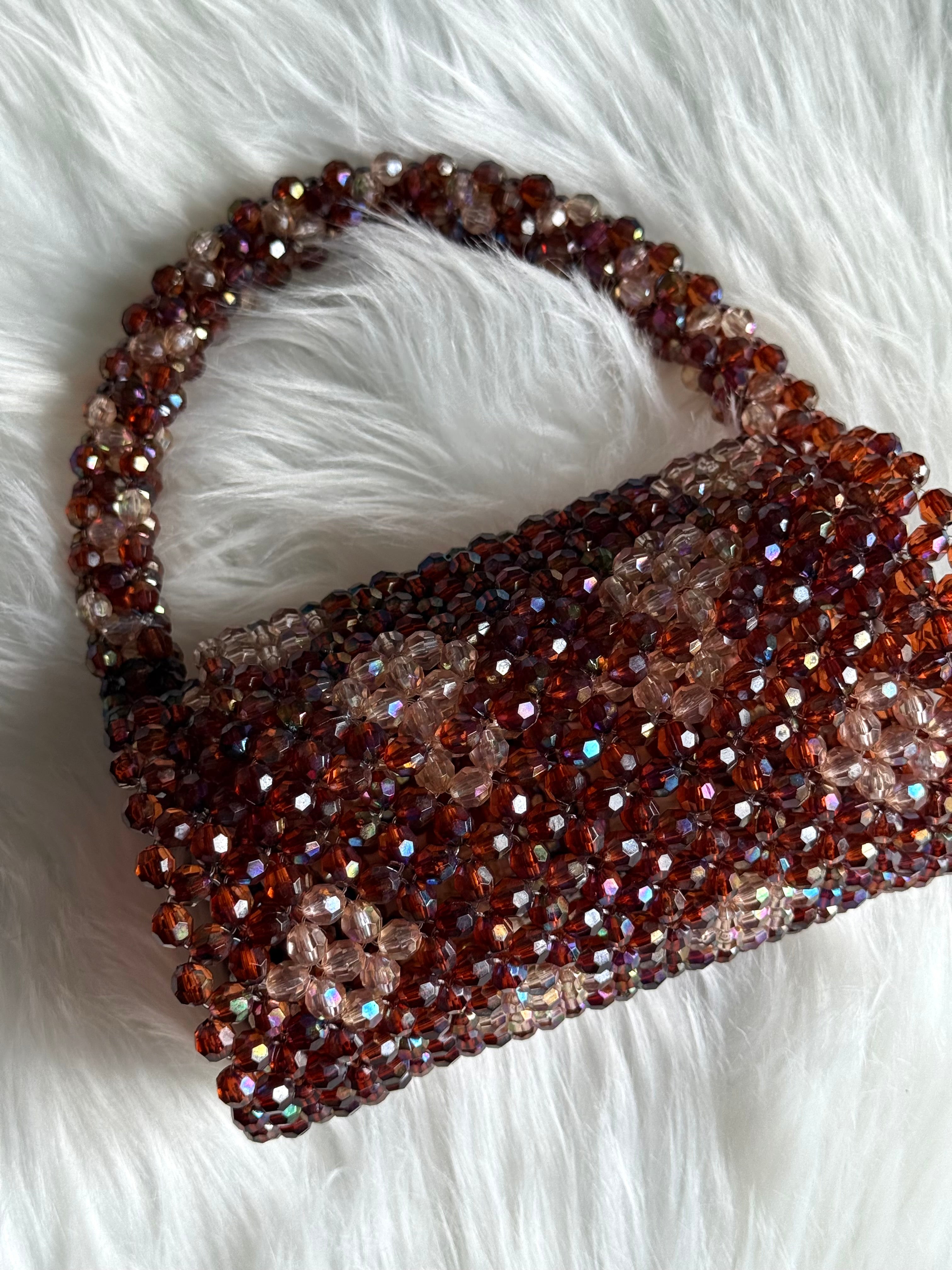 Bella Bag — Amber & Champagne mix